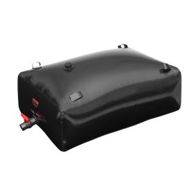 VEVOR Portable Water Storage Bladder 87 Gal PVC Collapsible Water Tank Black